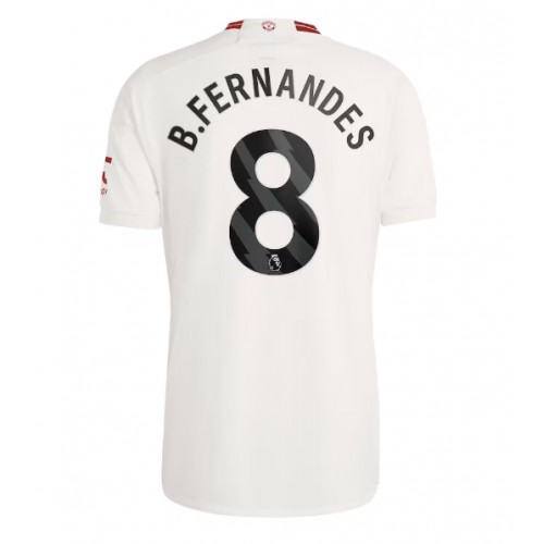 Pánský Fotbalový dres Manchester United Bruno Fernandes #8 2023-24 Třetí Krátký Rukáv